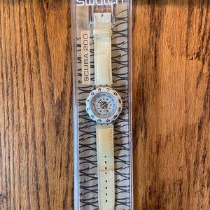 Vintage Swatch Scuba 200 (White)